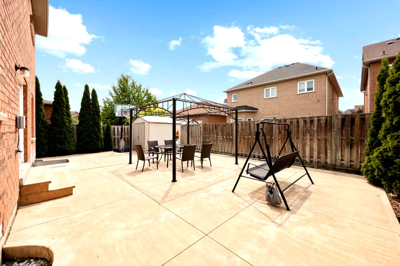 Outdoor Swing & Patio Lounge