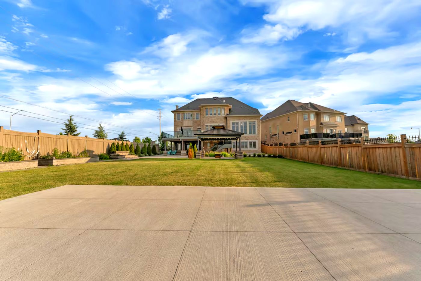 Expansive Private Backyard